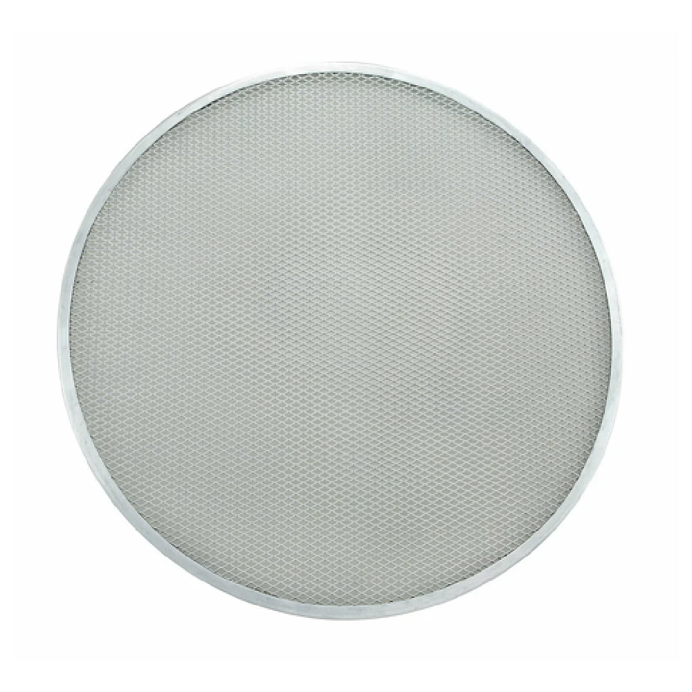 Winco APZS-20 20 Inch Diameter Seamless Aluminum Pizza Screen with Durable Design