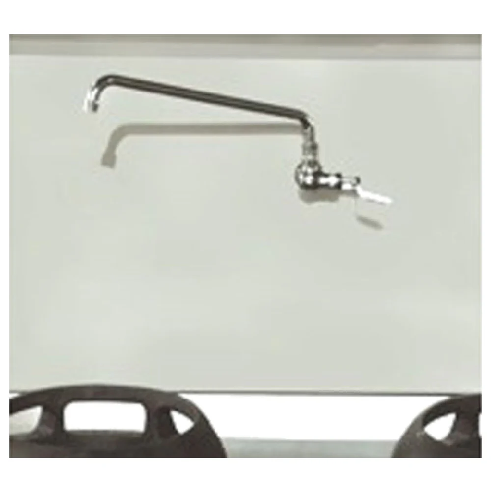 Town 229004/12 12 Inch Spout Manual Faucet 2-5/8 Inch Shank with Wrist Handle