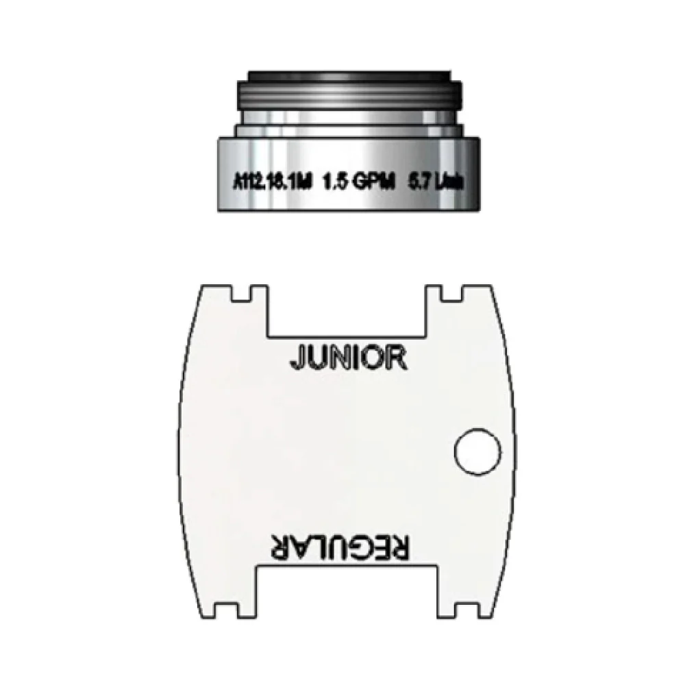 T&S Brass B-0199-09-WS 1.5 Gpm Vandal Resistant Aerator Faucet Parts