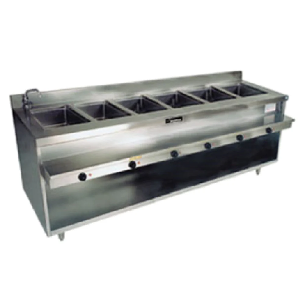 Delfield F14EI688_208/60/3 88 Inch Electric Hot Food Table with Six Wells Delfield F14EI688_208/60/3 88 Inch Electric Hot Food Table with Six Wells