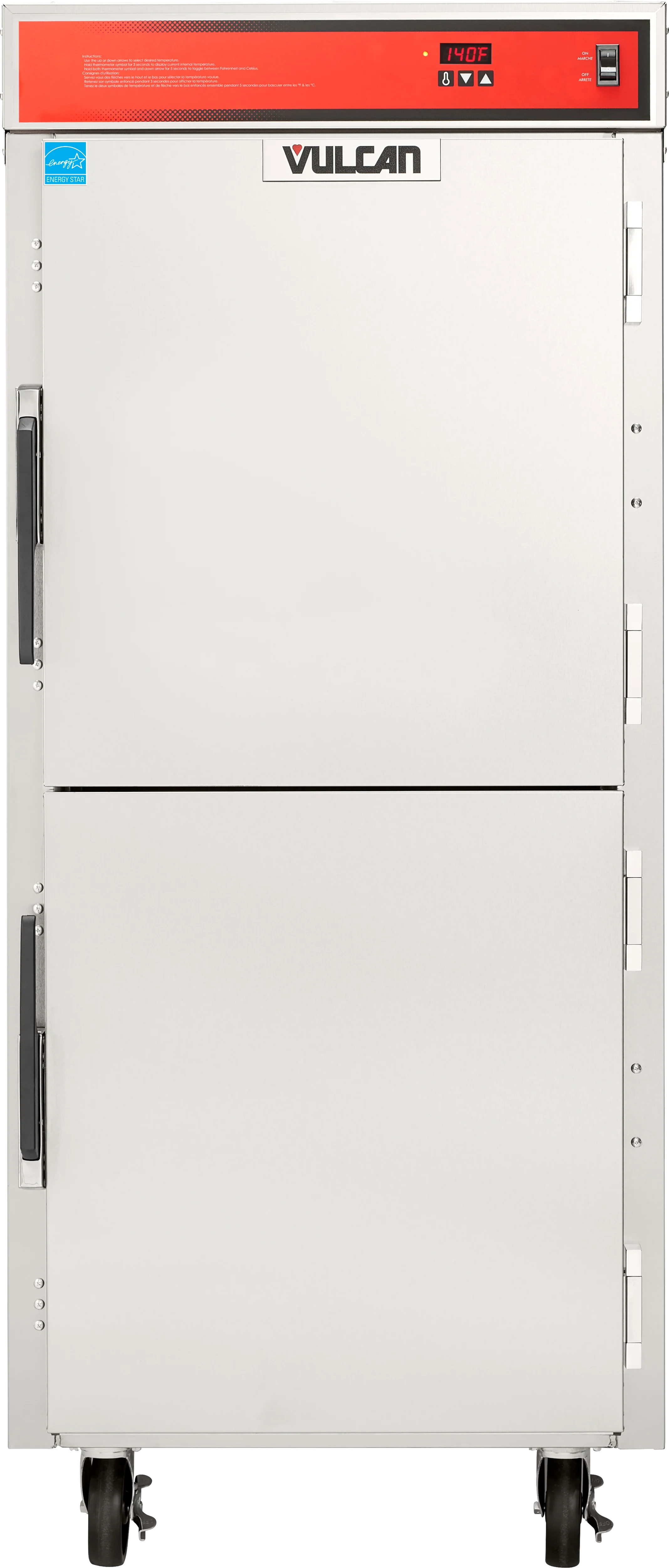 Vulcan VBP15ES_120/60/1 27 Inch Heated Cabinet Mobile with 15 Pans Capacity Stainless Steel