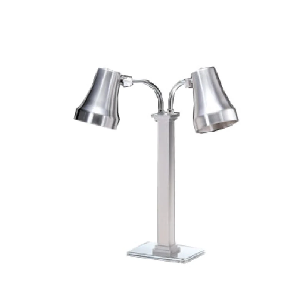 Spring USA 2792-5 8 Inch Double Heat Lamp with 2 Bulbs Brushed Stainless Steel Spring USA 2792-5 8 Inch Double Heat Lamp with 2 Bulbs Brushed Stainless Steel