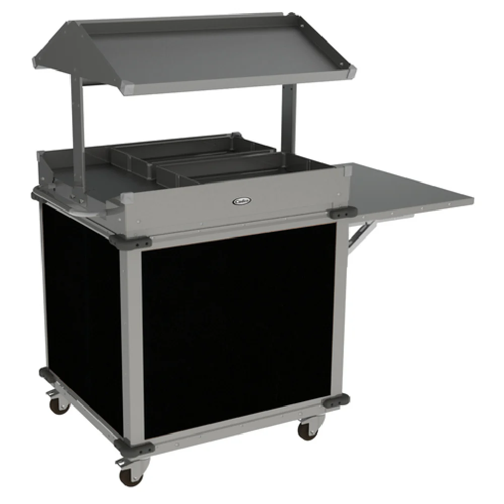 Cadco CBC-GG-B2-L6 63 Inch MobileServ Standard Grab and Go Merchandising Cart Cadco CBC-GG-B2-L6 63 Inch MobileServ Standard Grab and Go Merchandising Cart