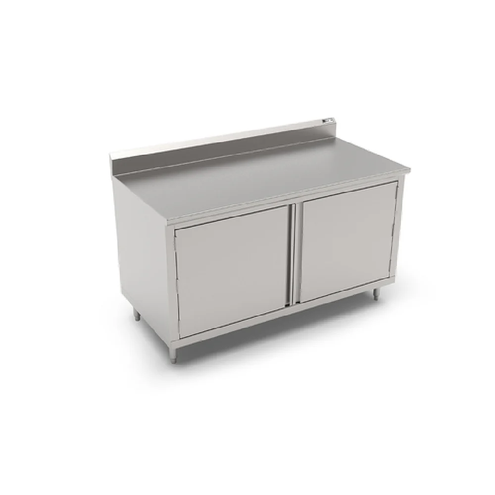 John Boos 4CH6R5-2484-1S 84 Inch Stainless Steel Work Table with Midshelf