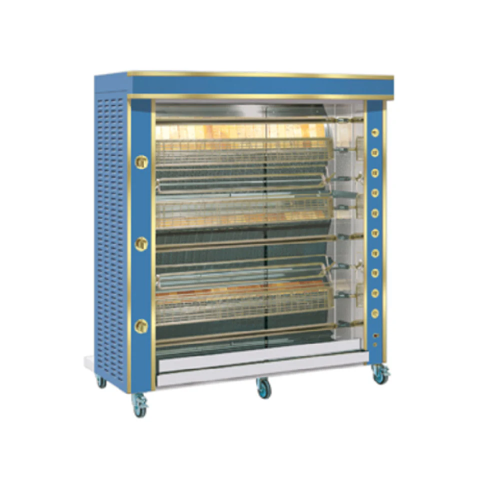 Rotisol GF1675-8G-LUX_LP 68 Inch Gas Rotisserie Oven Floor Model 175000 BTU Rotisol GF1675-8G-LUX_LP 68 Inch Gas Rotisserie Oven Floor Model 175000 BTU
