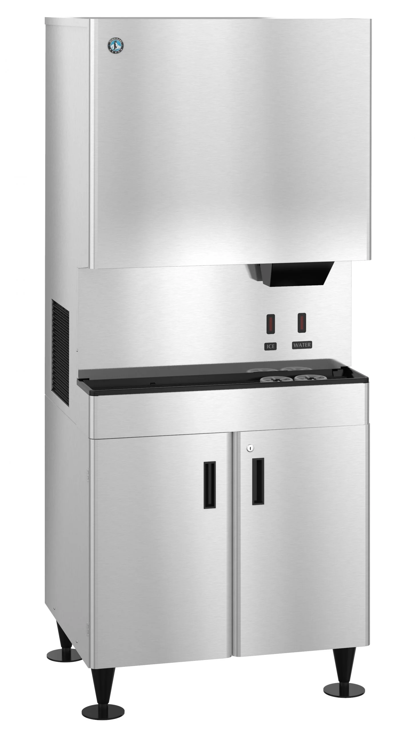 Hoshizaki DCM-752BAH Air-cooled Ice Maker Water Dispenser Counter 95 Lb Bin 708 Lb/Day