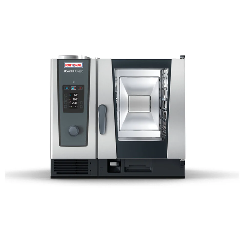 Rational ICC 6-HALF NG 208/240V 1 PH (LM200BG) 33 Inch Gas Combi Oven 49450 BTU