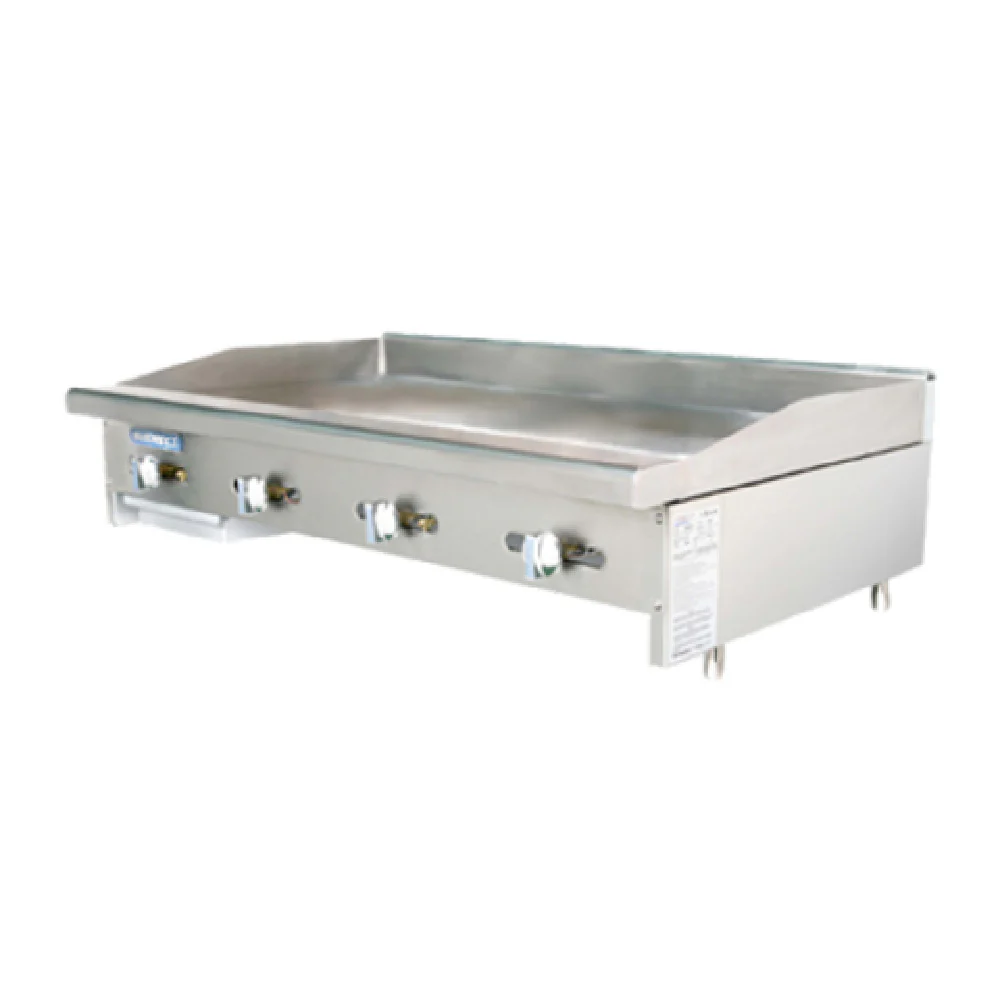 Turbo Air TAMG-48_NAT 48 Inch Gas Griddle with 4 Burners 88000 BTU