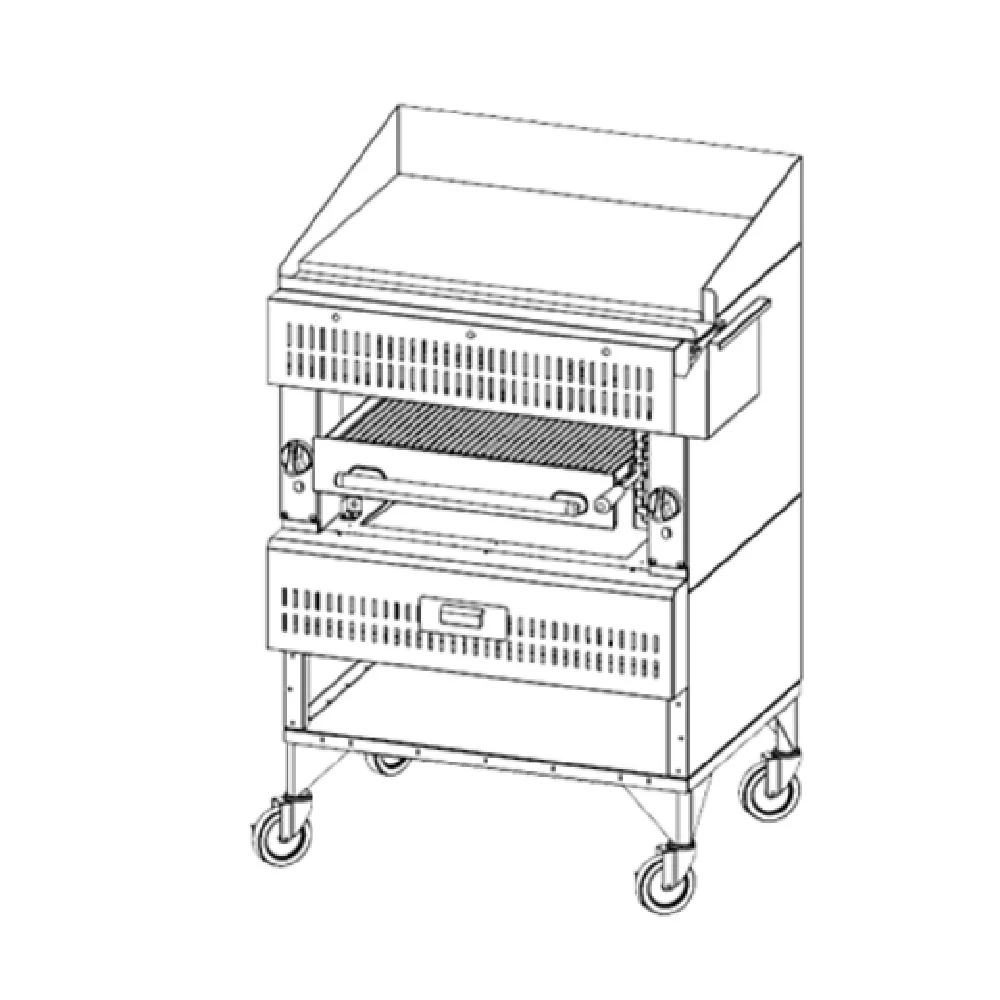 Vulcan VST3B_NAT 36 Inch Gas Chophouse Broiler with 3 Burners 100000 BTU Vulcan VST3B_NAT 36 Inch Gas Chophouse Broiler with 3 Burners 100000 BTU