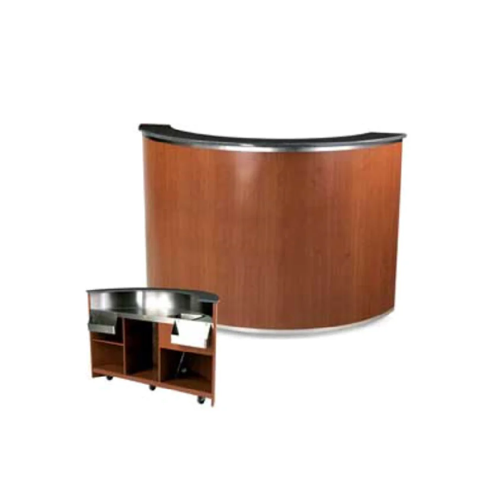 Forbes Industries 4873-5 28-1/2 Inch Avonite Countertop Mobile Bar with Stainless Steel Accents Forbes Industries 4873-5 28-1/2 Inch Avonite Countertop Mobile Bar with Stainless Steel Accents
