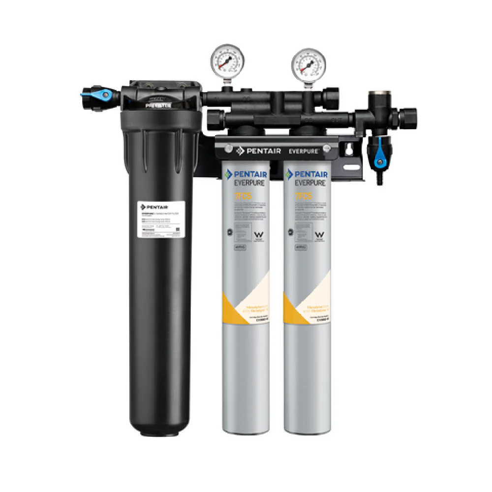 Everpure QC7I PF TWIN 7FC5 17 Inch Water Filtration System with EC210 Prefilter Everpure QC7I PF TWIN 7FC5 17 Inch Water Filtration System with EC210 Prefilter