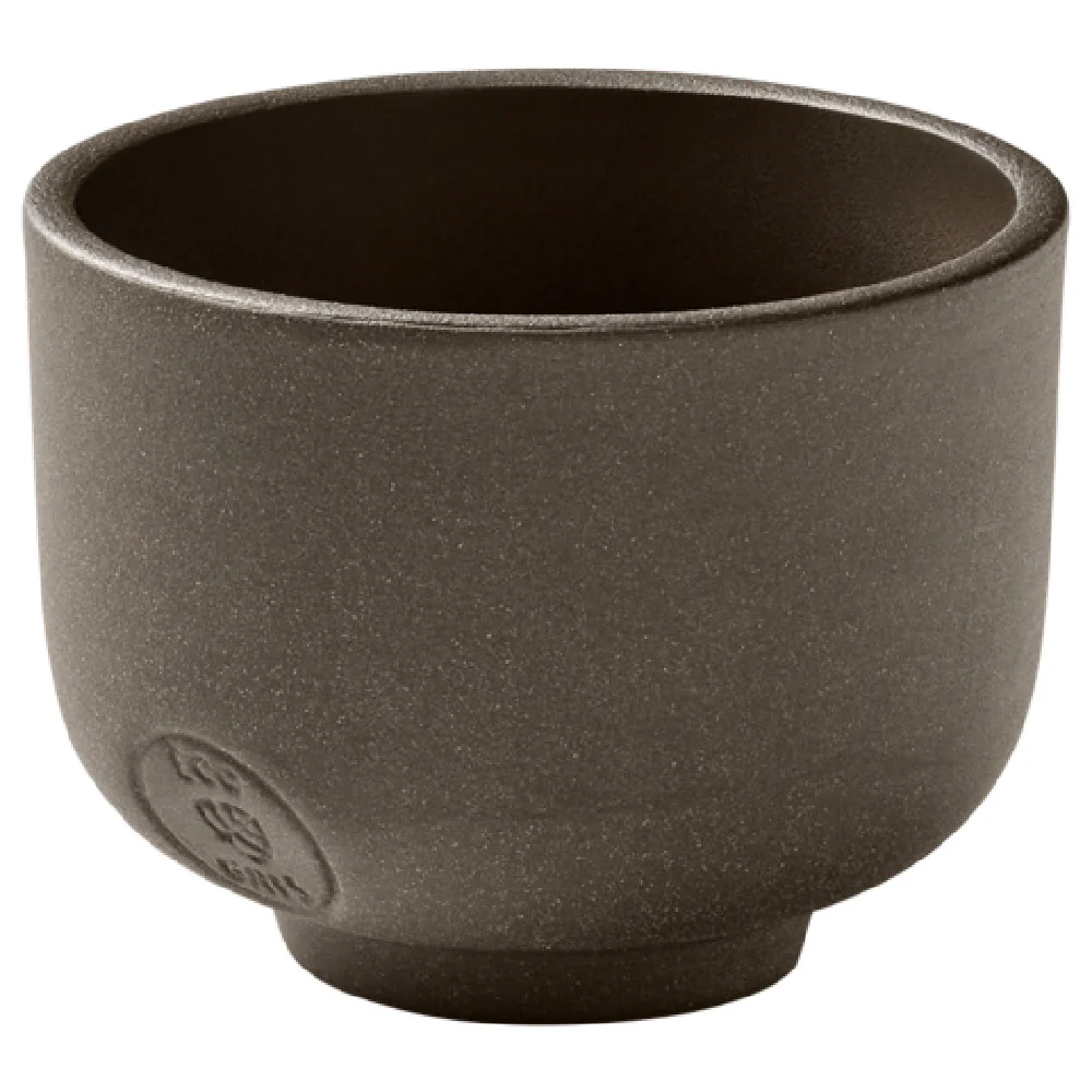 BauscherHepp P015402-000761 3.4oz Cup Taupe Ceramic Packed By 6