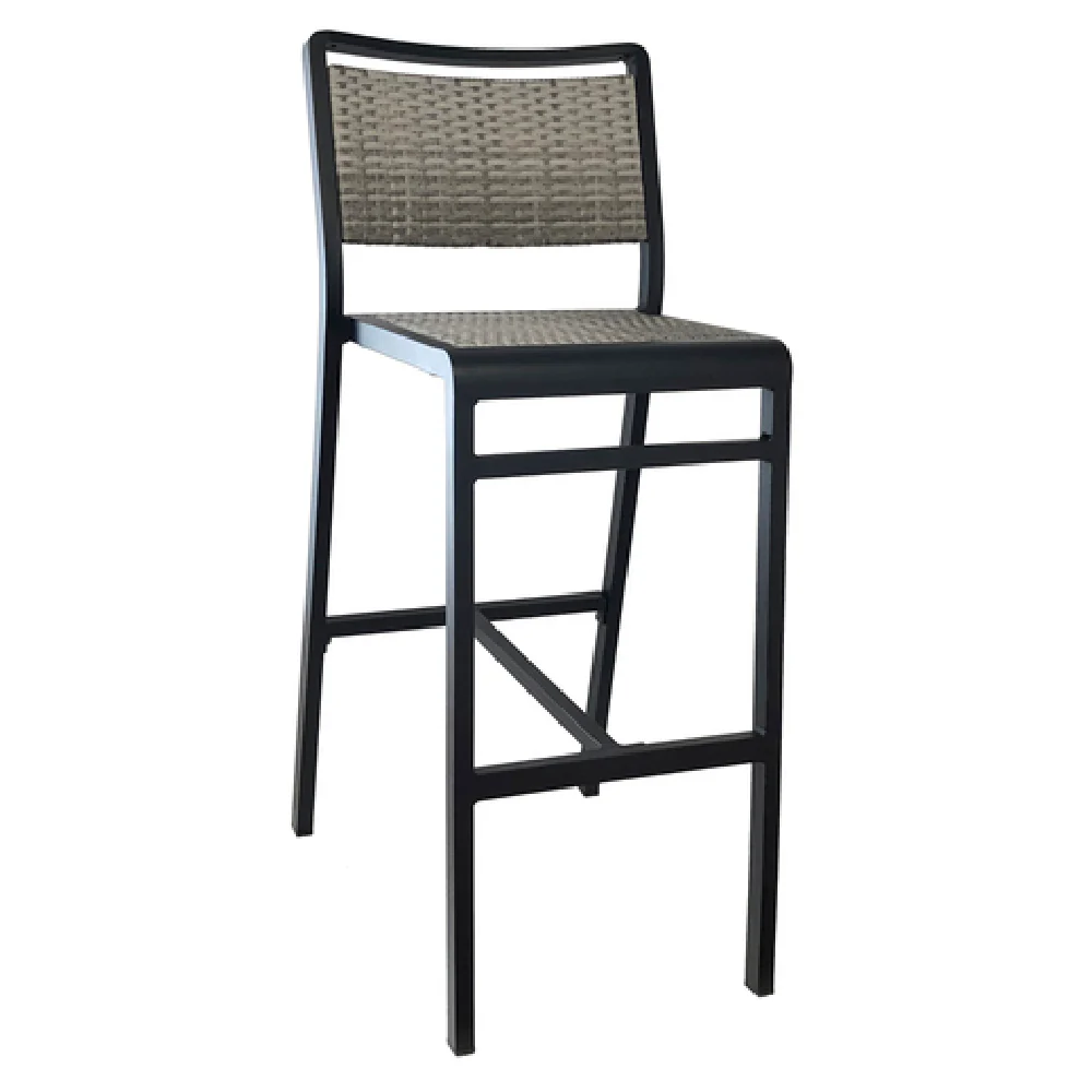 emuamericas, llc A1230-24-76 18 Inch Sid Barstool All-weather Wicker Aluminum Frame emuamericas, llc A1230-24-76 18 Inch Sid Barstool All-weather Wicker Aluminum Frame