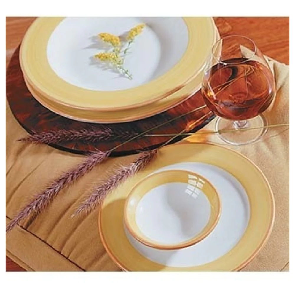 GET Enterprises PA1600703624 9-7/10 Oz Soup Bowl Round Porcelain Orange Edge GET Enterprises PA1600703624 9-7/10 Oz Soup Bowl Round Porcelain Orange Edge