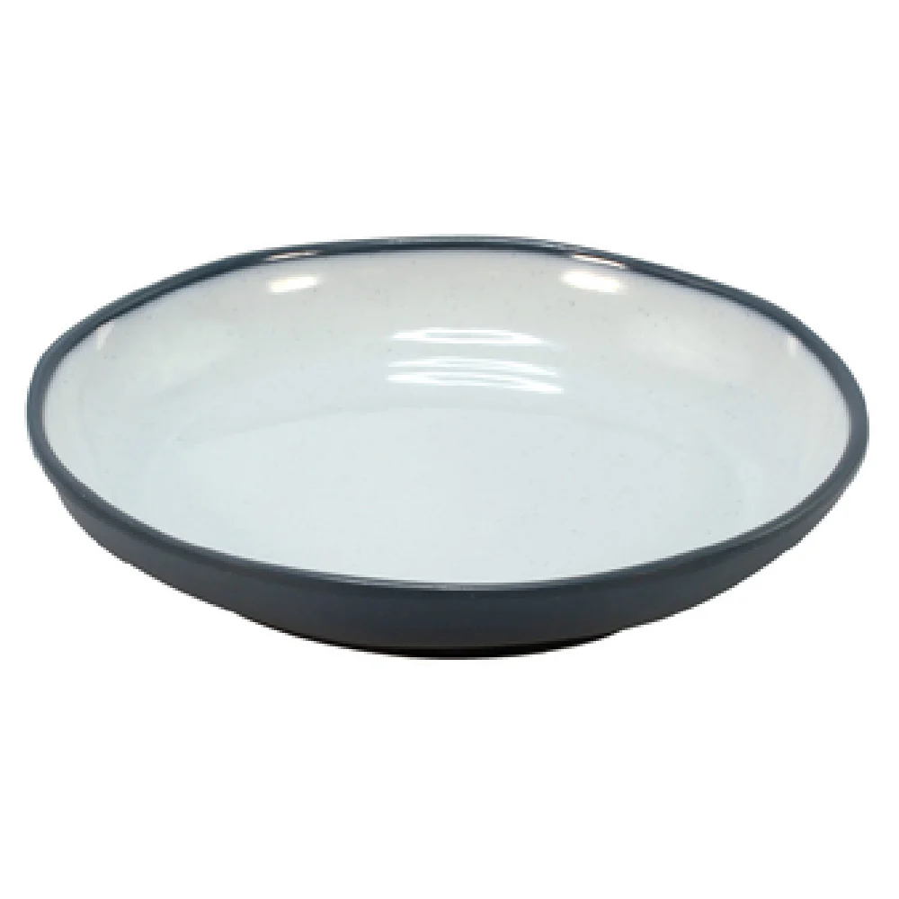 BauscherHepp TBL4603 11 Inch Marl Plate Round Deep Organic Shape Melamine