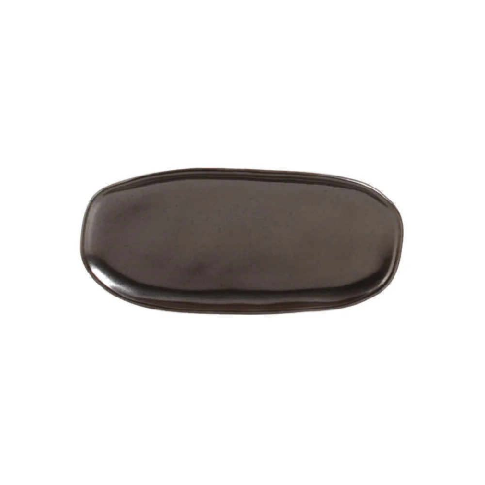 Porto Brasil 15114109301 4.3 Inch Shallow Organic Plater Stoneware Small Oval