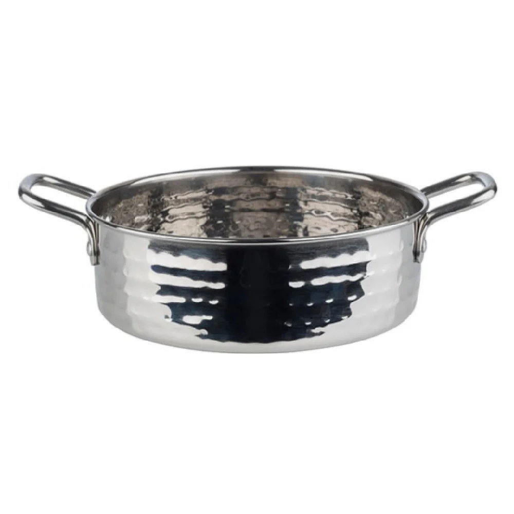 Libbey APS 40188 25.3 Oz Round Dishwasher Safe Serving Pot Stainless Steel Hammered Finish Libbey APS 40188 25.3 Oz Round Dishwasher Safe Serving Pot Stainless Steel Hammered Finish