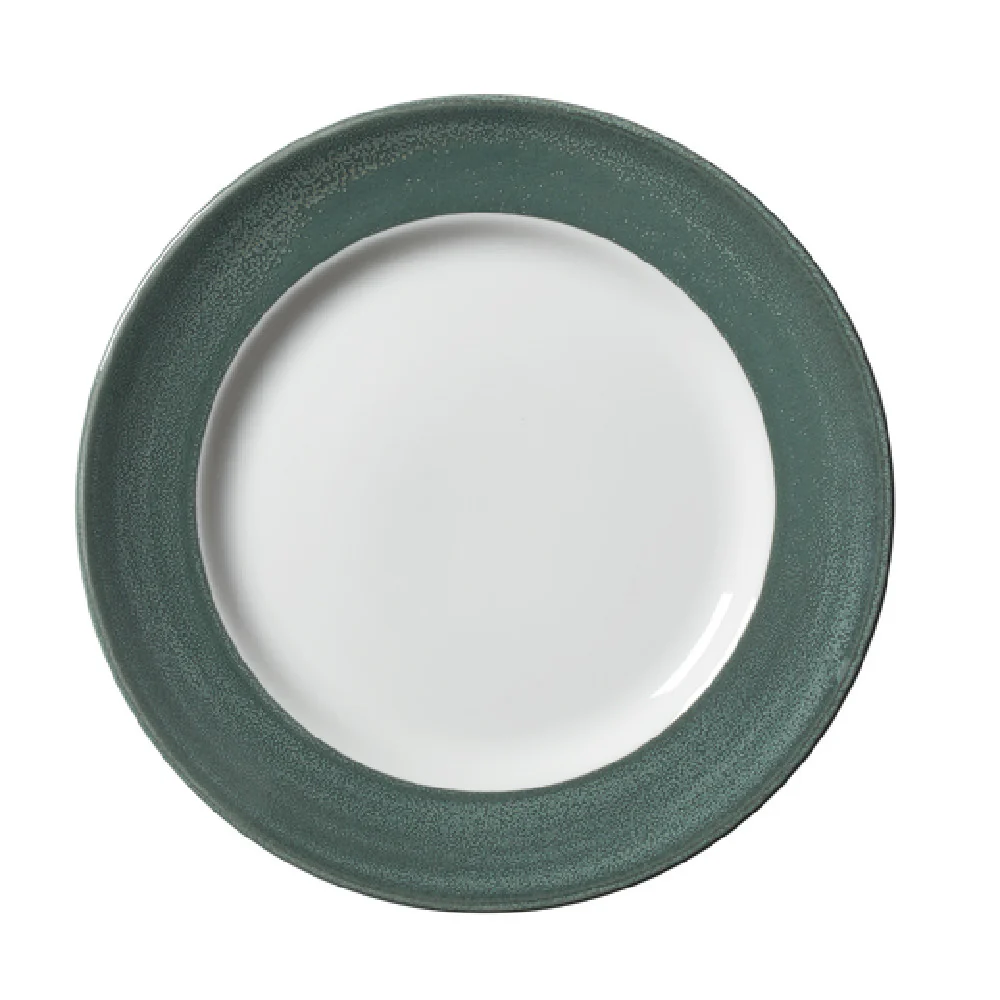 Steelite 17930812 10.625 Inch Round Jade Plate Revolution Edge