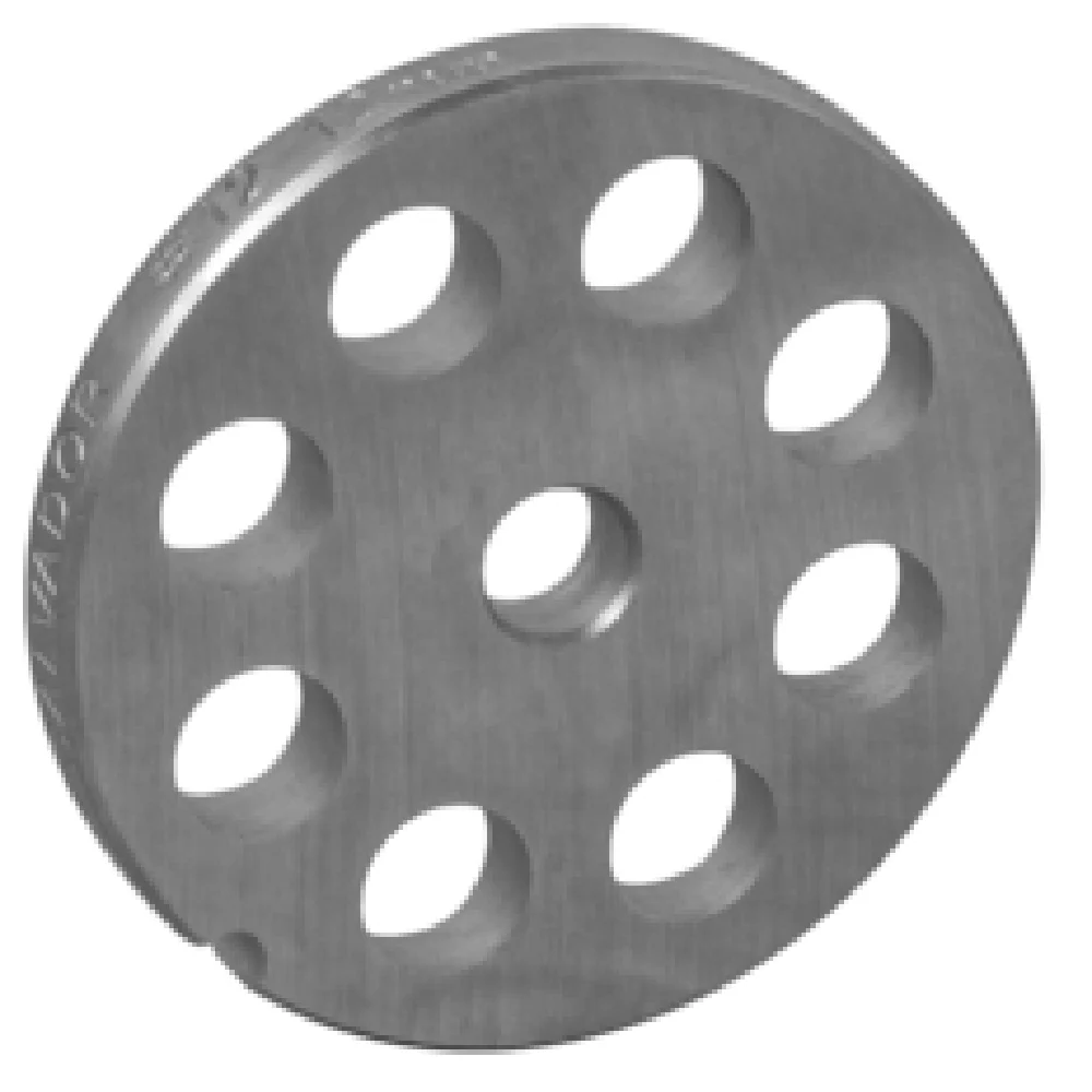 Alfa 12 1/2 SS 1/2 Inch Meat Chopper Plate with 12mm Hole Size Stainless Steel