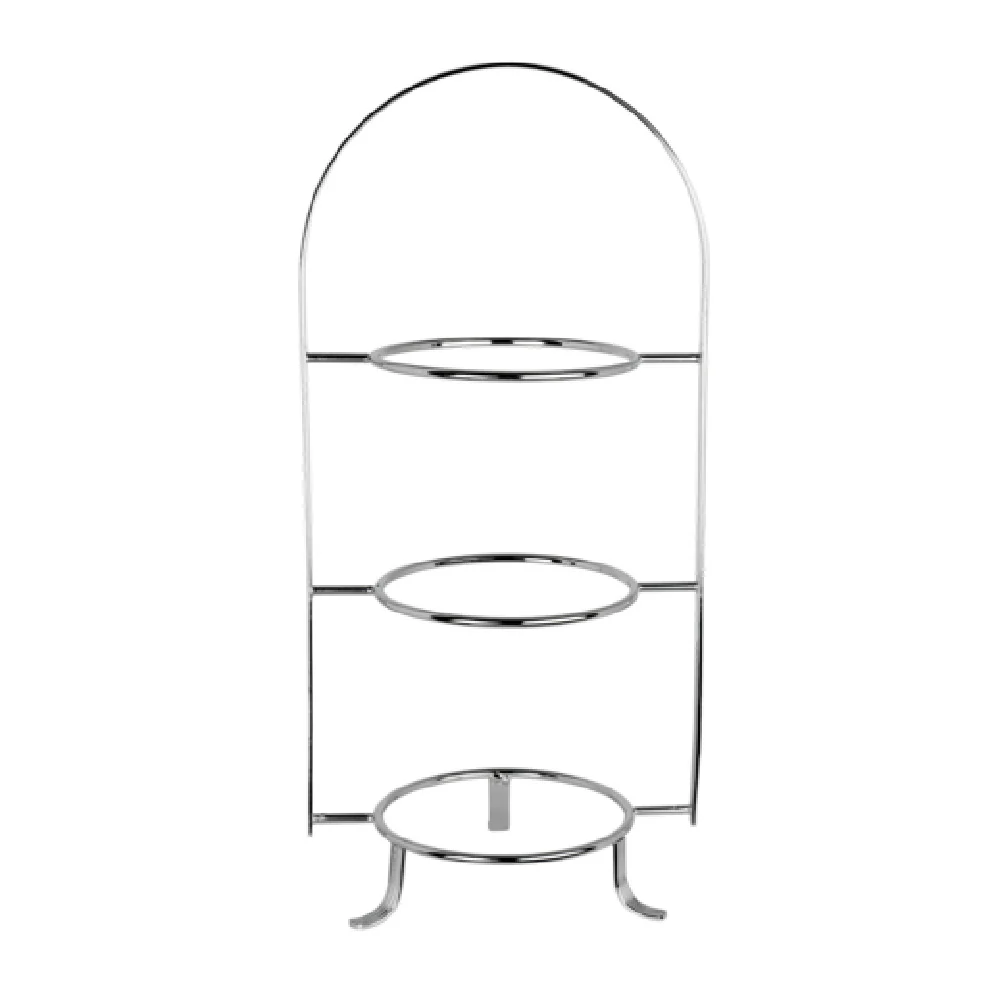Steelite 82000AND10LS 12 Inch 3-Tier Tea Stand Accessories Stainless Steel