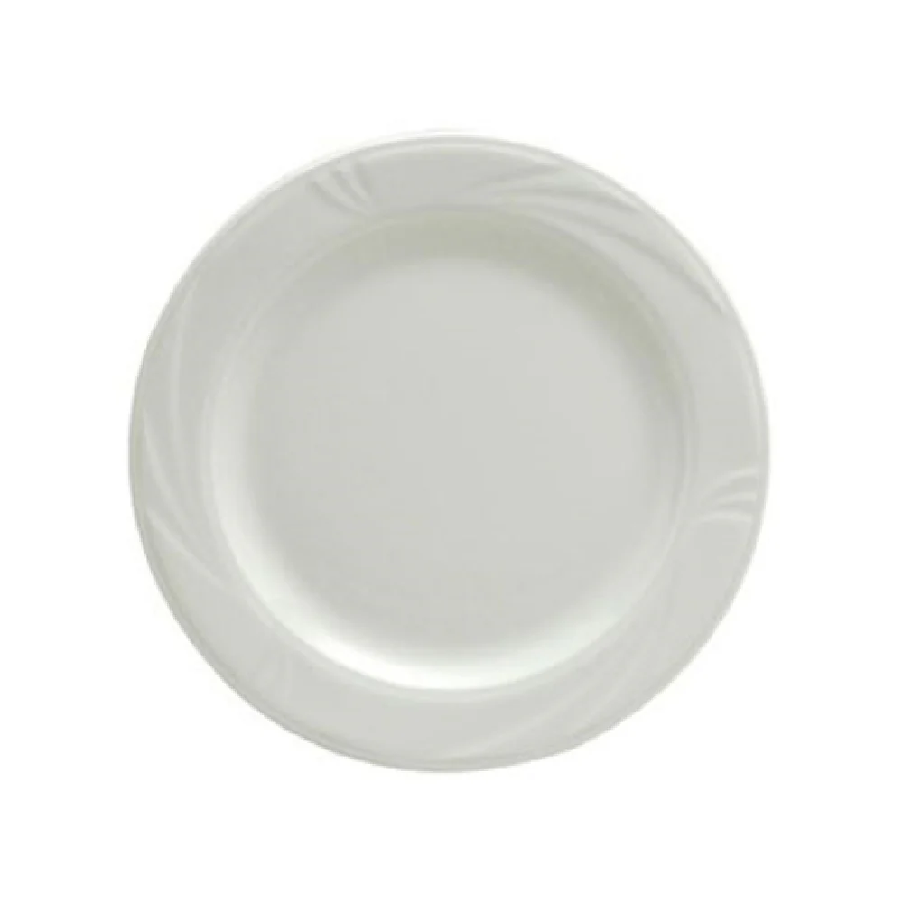 1880 Hospitality R4510000152 10-5/8 Inch Diameter Porcelain Plate Bright White