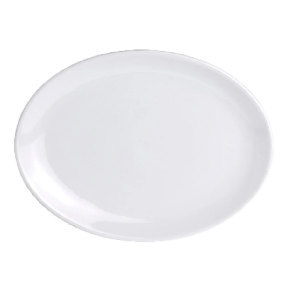 Steelite 6900E409 8 Inch Plate Coupe Oval Porcelain Bistro - Stock Item Steelite 6900E409 8 Inch Plate Coupe Oval Porcelain Bistro - Stock Item