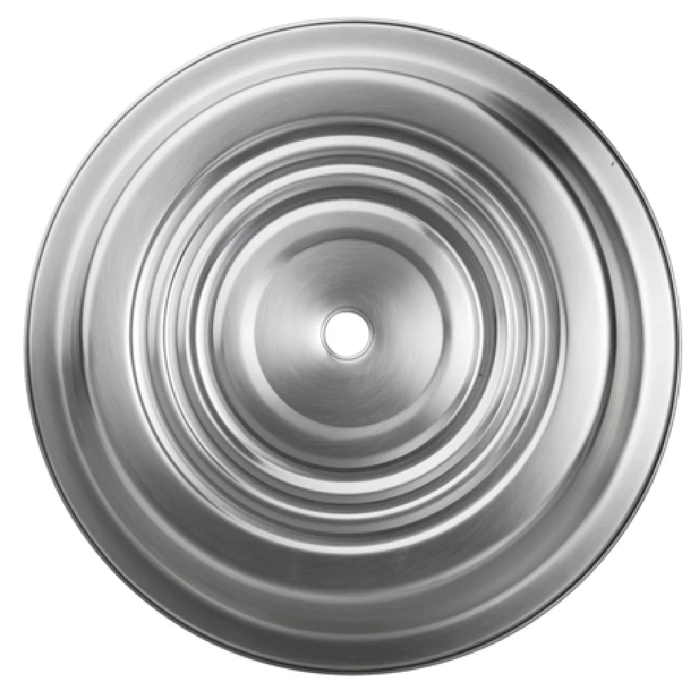 Steelite 5379S808 11 Inch Round Plate Cover Stainless Steel with Folio Design Steelite 5379S808 11 Inch Round Plate Cover Stainless Steel with Folio Design