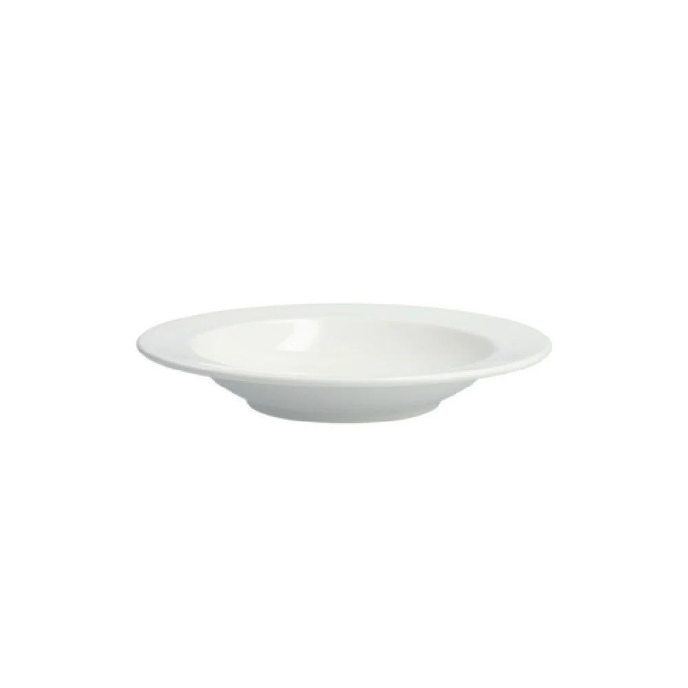 Fortessa 6200.F0000.12 9 Inch 17 oz Rim Soup Bowl Vitrified Bone China White Fortessa 6200.F0000.12 9 Inch 17 oz Rim Soup Bowl Vitrified Bone China White