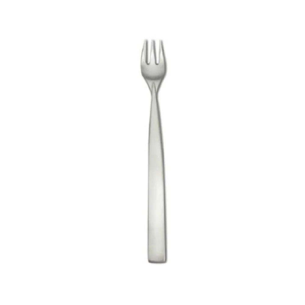 1880 Hospitality 2972FOYF 6 Inch Oyster Cocktail Fork Bead Blasted Handle Satin Finish