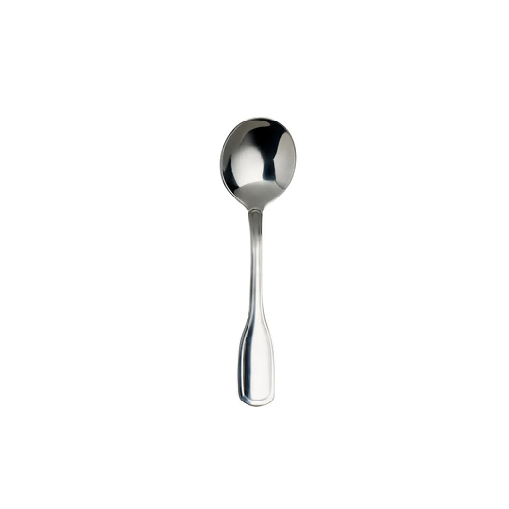 Steelite 5752SX002 6.375 Inch Bouillion Soup Spoon 18/0 Stainless Steel