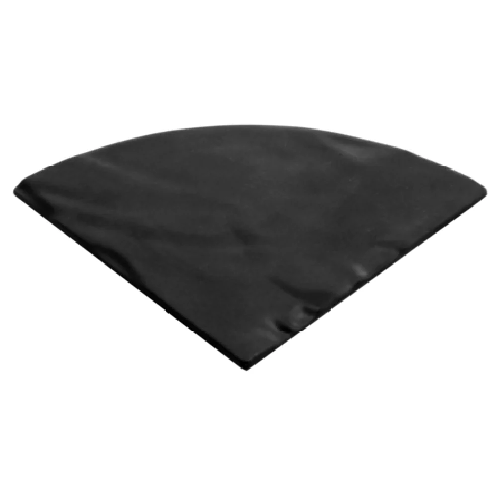 GET Enterprises M57QR-B 7 Inch Display Riser Shelf Quarter Circle Melamine with Faux Slate Finish GET Enterprises M57QR-B 7 Inch Display Riser Shelf Quarter Circle Melamine with Faux Slate Finish