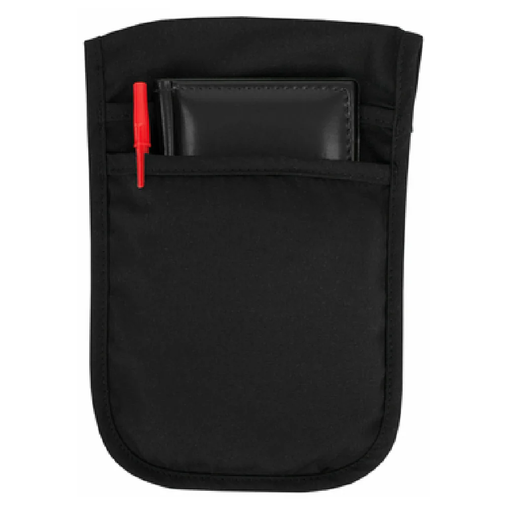 John Ritzenthaler Company CL2PSPOUCHBK-1 7-1/2 Inch Width Black Waist Apron with 2 Pockets