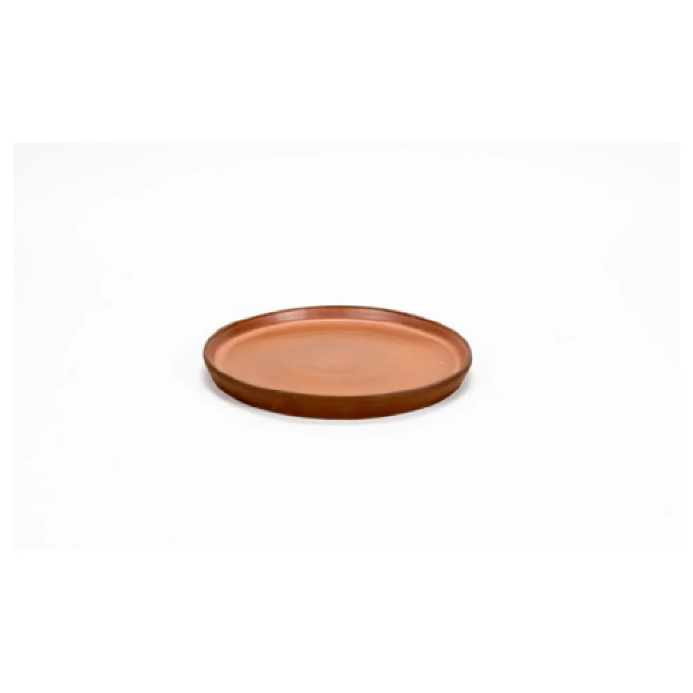 Arc Cardinal FP400 9.5 Inch Round Stoneware Maria Portugal Terracota Plate Arc Cardinal FP400 9.5 Inch Round Stoneware Maria Portugal Terracota Plate