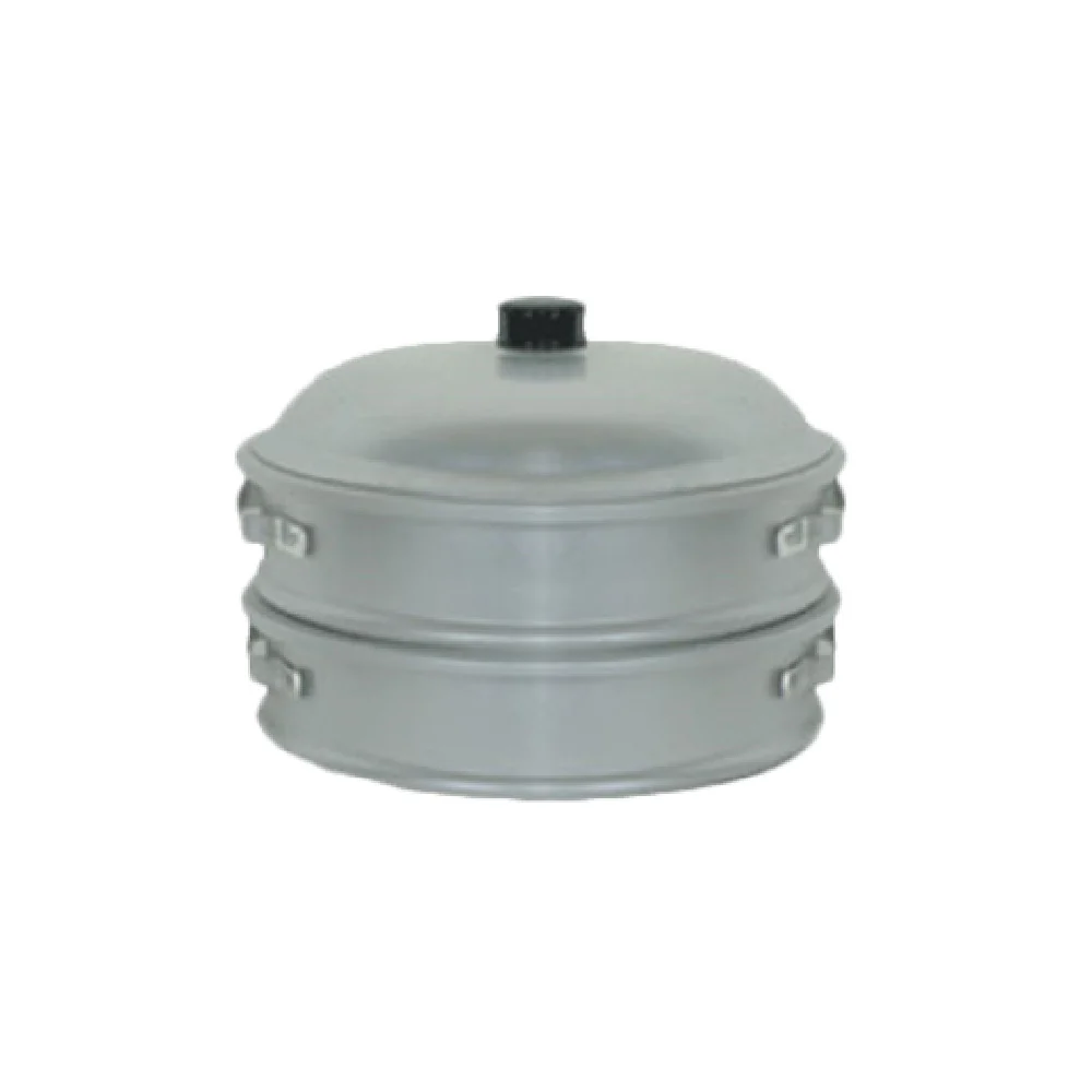 Thunder Group ALST015 23 Inch Diameter Steamer Set Aluminum 2 Stacks with Cover