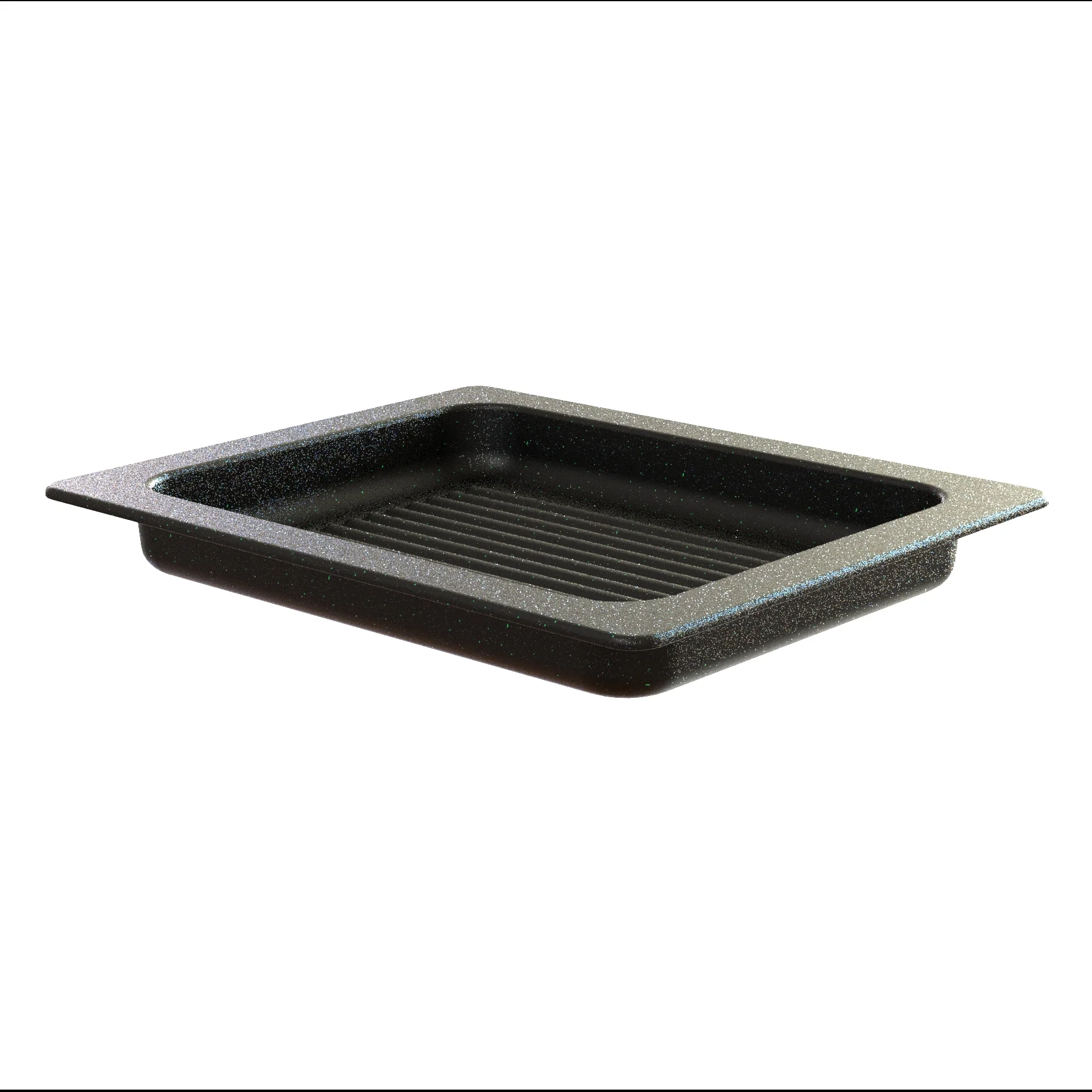 Tablecraft CW1242BKGS 1-1/2 Qt Cold Holding Food Pan Aluminum with Duracoat Finish Tablecraft CW1242BKGS 1-1/2 Qt Cold Holding Food Pan Aluminum with Duracoat Finish