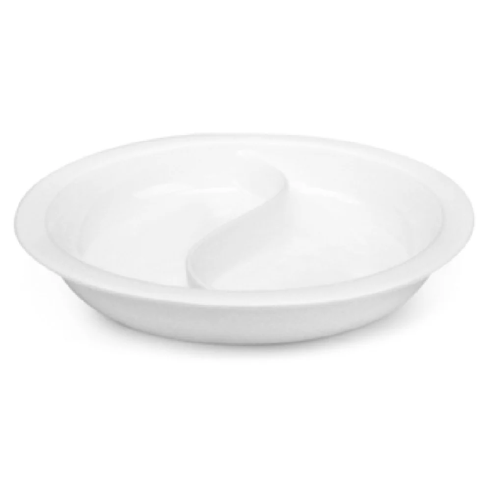 Steelite DW06RFP2SPOR 15 Inch Food Pan 2 Gallon White Durable Porcelain Steelite DW06RFP2SPOR 15 Inch Food Pan 2 Gallon White Durable Porcelain