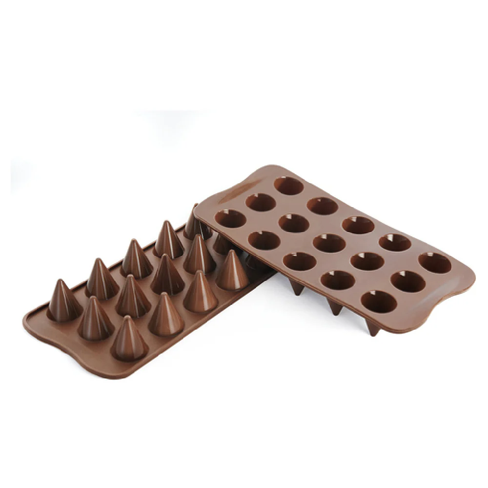 Louis Tellier SCG20 1 Inch Diameter Kono Chocolate Mold Silicone Flexible
