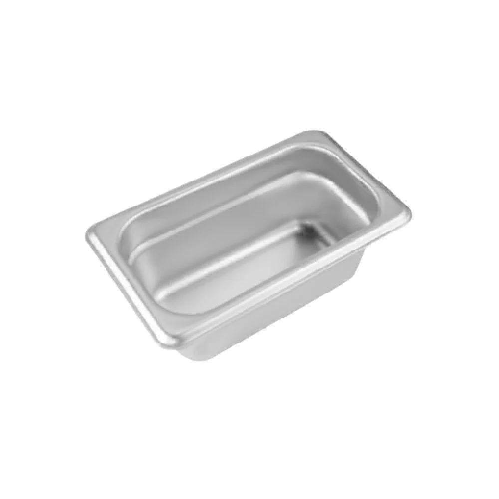 CAC China STPN-23-2 1/9 Size Steam Pan 23 Gauge Stainless Steel with Anti-jam