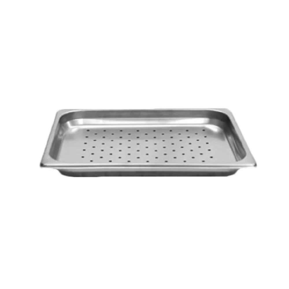 Thunder Group STPA3121PF 12 Inch Perforated Steam Table Pan Stainless Steel Anti-jam