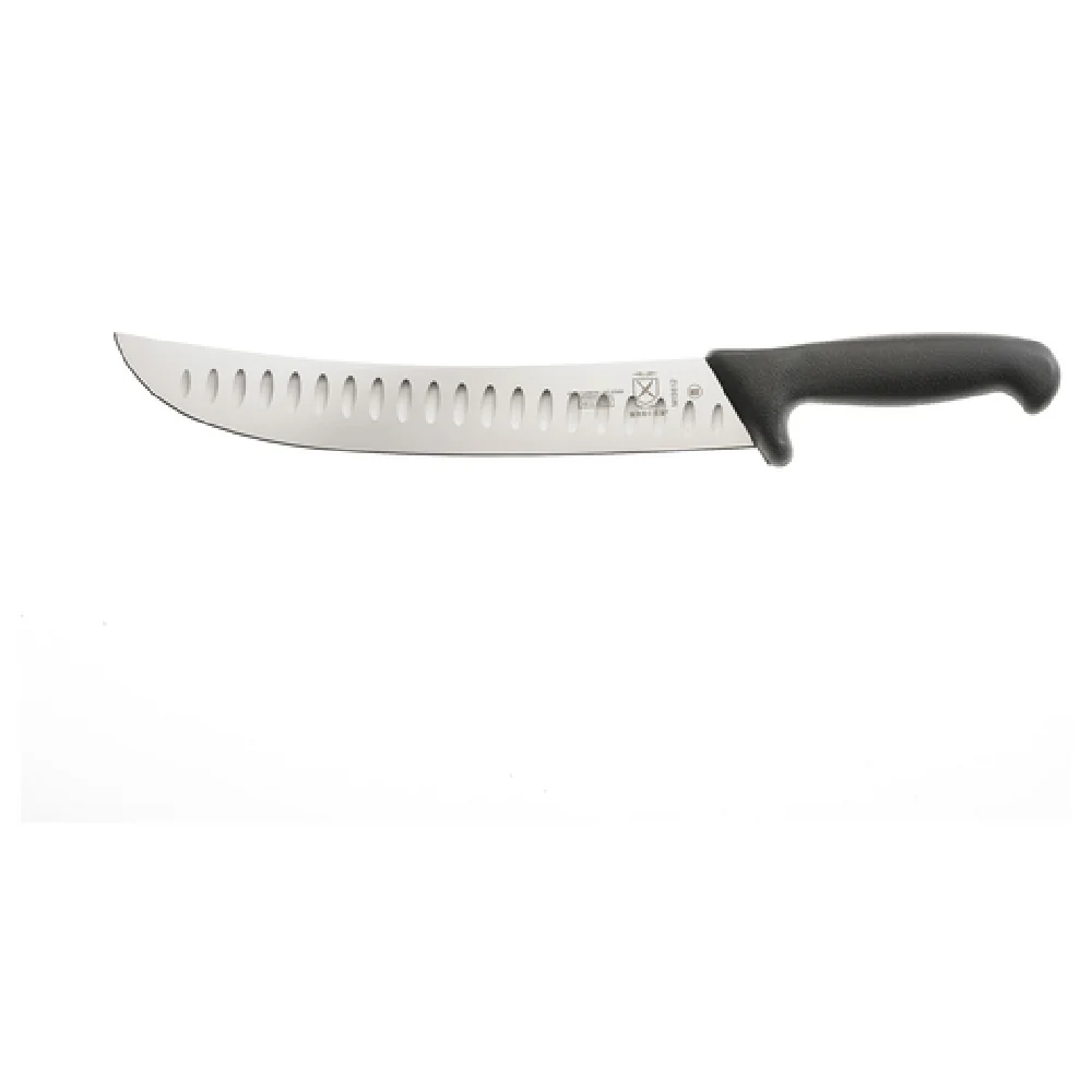 Mercer Culinary M13612 12 Inch Ice Hardened Cimiter Knife Black Handle High Carbon Stainless Steel