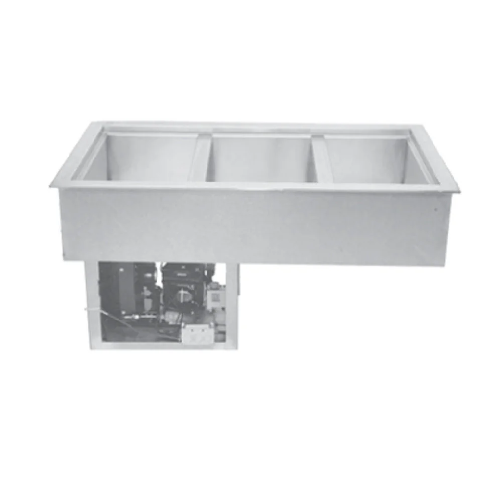 Wells RCP-500 72 Inch Cold Food Well Unit with Insulated Pan Self-contained Refrigeration