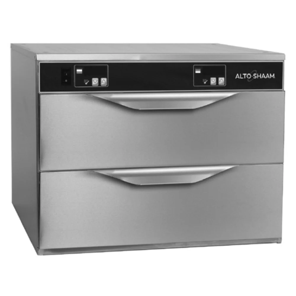 Alto Shaam 500-2DI_208-240/60/1 25 Inch Warming Drawer Electric Stainless Steel Two Drawer with Digital Controls