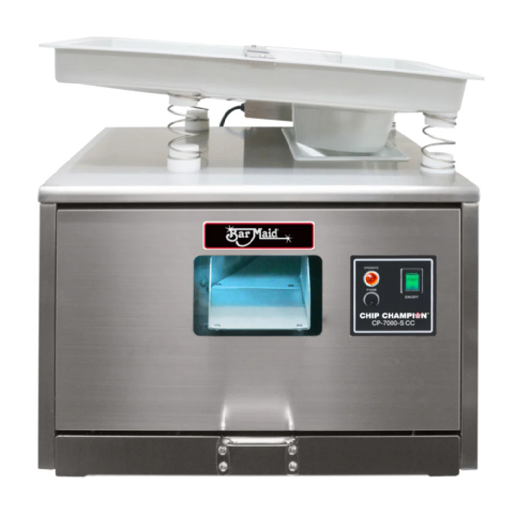 Bar Maid CP-7000-S-CC 120 Volt Feeder Tray High Output Chip Champion Cutlery Dryer Bar Maid CP-7000-S-CC 120 Volt Feeder Tray High Output Chip Champion Cutlery Dryer