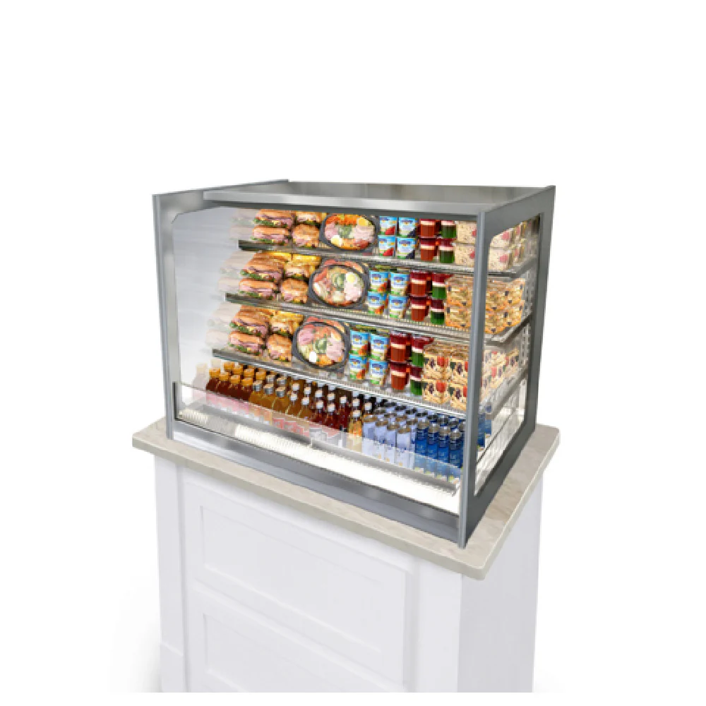 Federal Industries ITDSS4826 48 Inch Countertop Display Case Self-service Stainless Steel with Adjustable Glass Shelves Federal Industries ITDSS4826 48 Inch Countertop Display Case Self-service Stainless Steel with Adjustable Glass Shelves