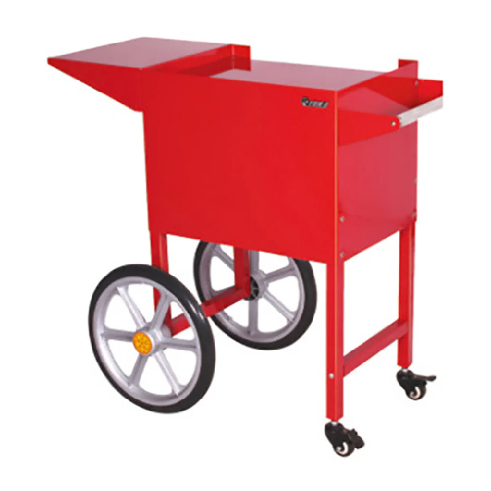 Admiral Craft PCM-8LC 11 Inch Side Shelf Cart Trolley with 2 Wheels and 2 Casters