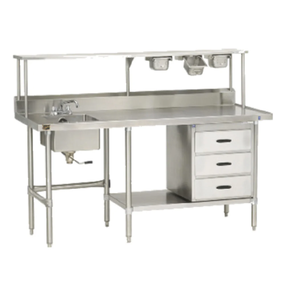 Duke 182SP Sink 18 Inch With Crumb-cup Drain NSF 14 Gauge Stainless Steel