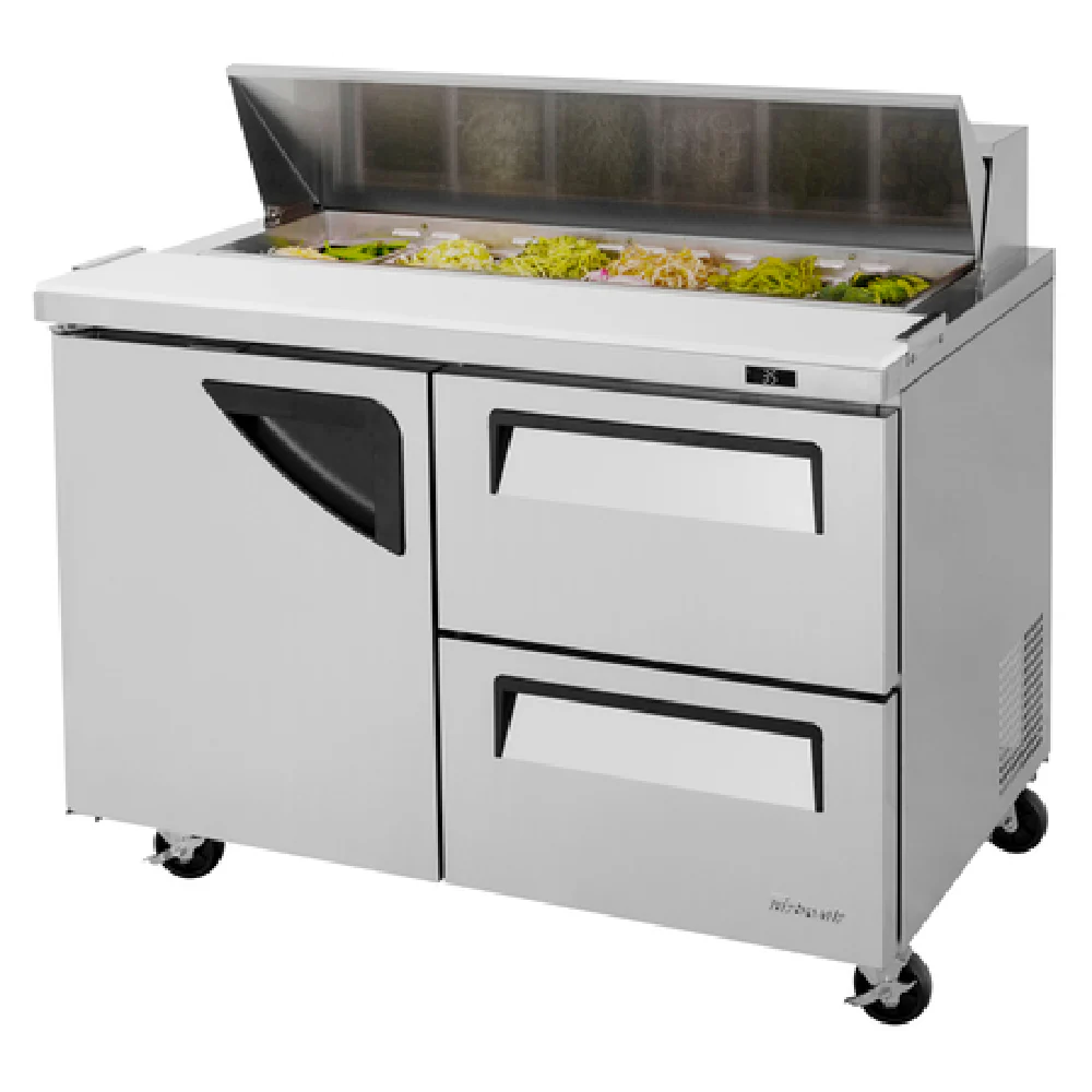Turbo Air TST-48SD-D2-N 48 Inch Super Deluxe Sandwich Salad Unit 12.0 Cu Ft
