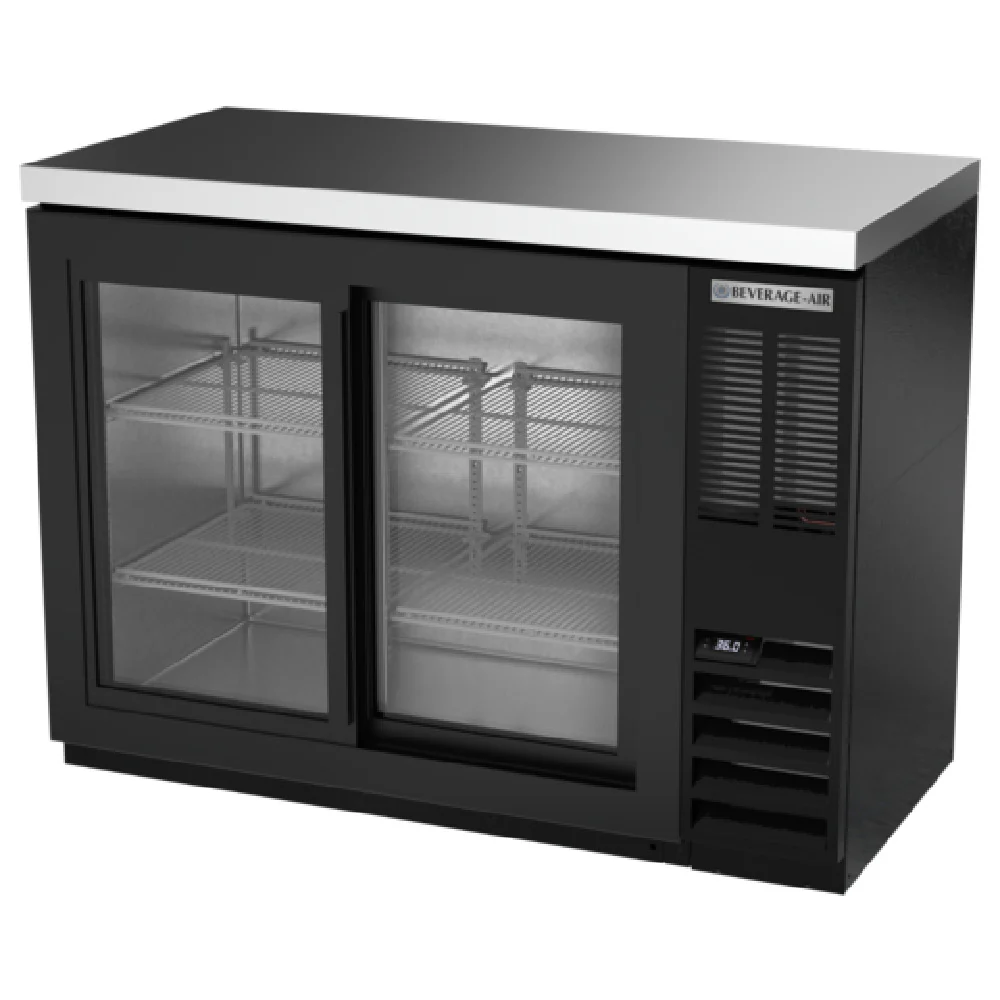 Beverage Air BB48HC-1-F-GS-B-27 48 Inch Refrigerated Back Bar Cabinet 12.4 cu ft Beverage Air BB48HC-1-F-GS-B-27 48 Inch Refrigerated Back Bar Cabinet 12.4 cu ft