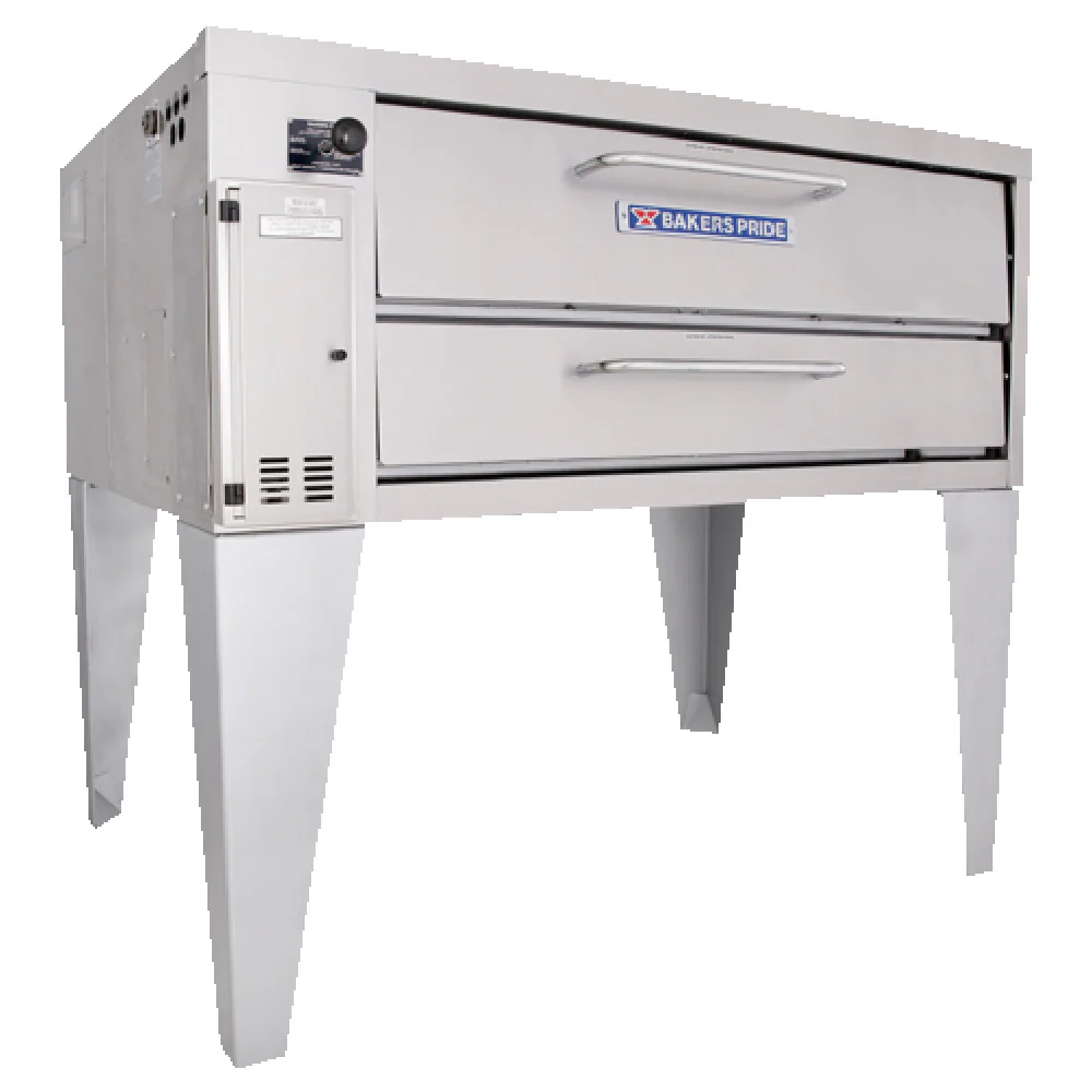 Bakers Pride 151_NAT 36 Inch Gas Pizza Bake Oven Stainless Steel with 48000 BTU