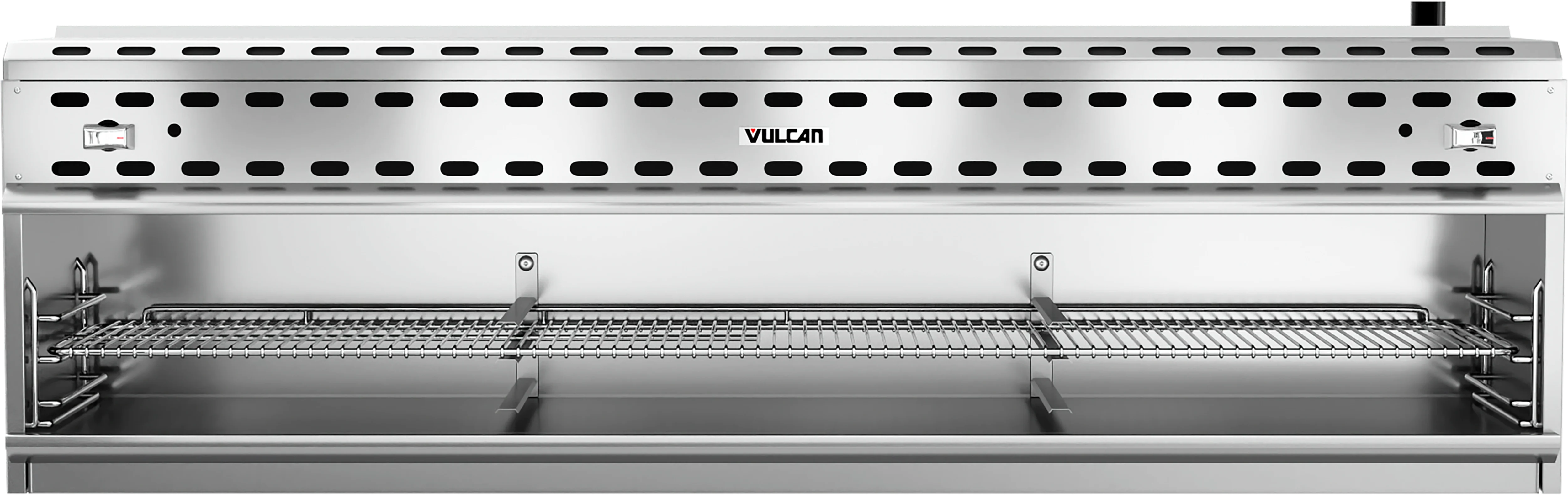 Vulcan VICM72_LP 72 Inch Gas Cheesemelter Infrared Burners Removable Pan 60000 BTU Vulcan VICM72_LP 72 Inch Gas Cheesemelter Infrared Burners Removable Pan 60000 BTU